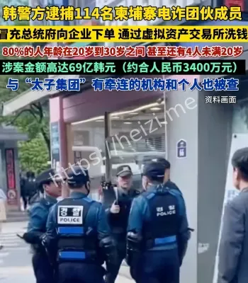 韩警方跨境抓捕